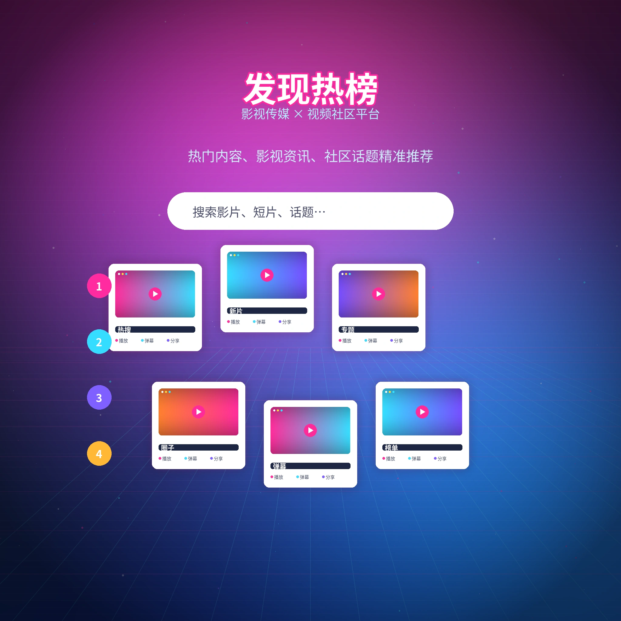 每日大赛发现频道热门动态